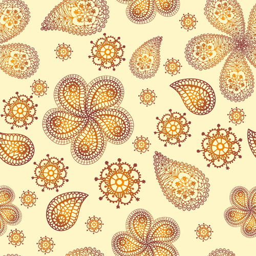 seamless pattern floral beautiful 