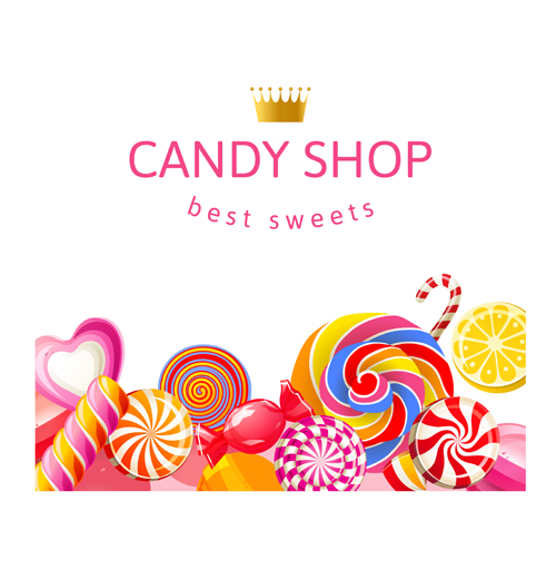 sweets sweet background vector background 