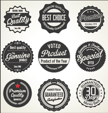 labels business badges 