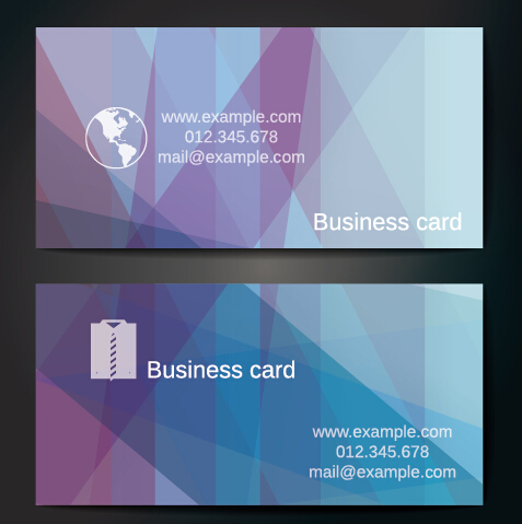 shape business cards business abstract 
