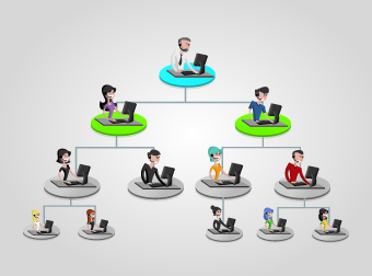 Business people infographics elements vector 05