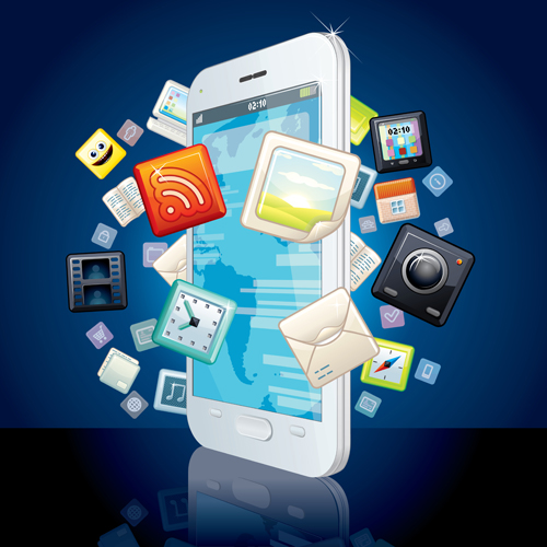 Business technology background art vector 02
