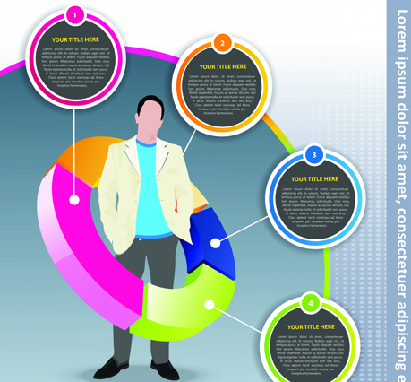 Set of Business flyer cover template vector 05