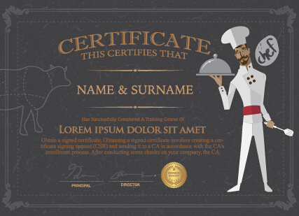 chef certificate template certificate 
