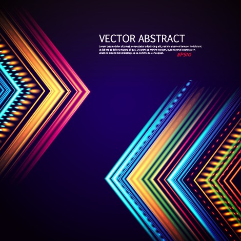 Shiny Colorful shapes background vector 05