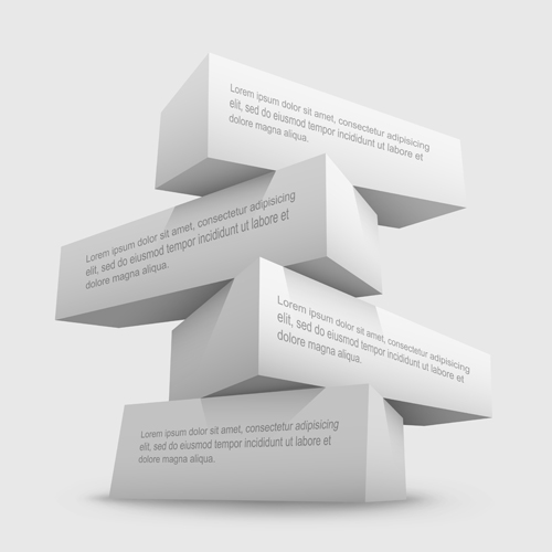 Concept 3D banners vector graphics 02