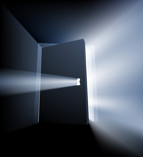 Creative keyhole concept design vector 03