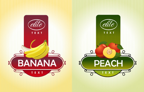 labels fruit delicate advertising 