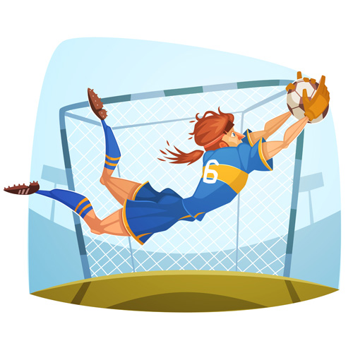 nny cartoon sporting design vector 02 Funny cartoon sporting design vector 02