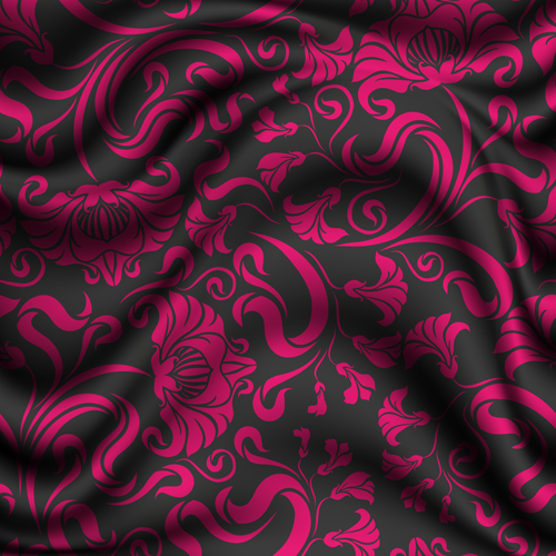 Gentle floral seamless pattern wallpapers vector 05