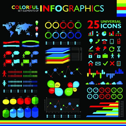 infographic colorful color 