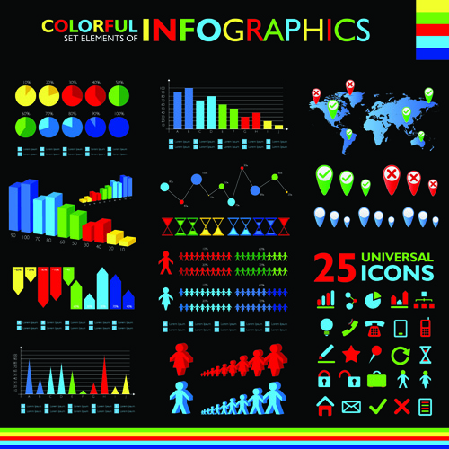 infographic colorful color 