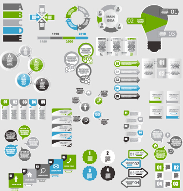 material infographic elements element 