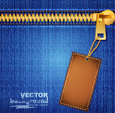 Vector Jeans design elements background 02