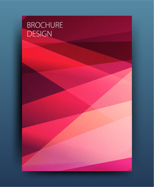 magazine cover colored brochure abstract 