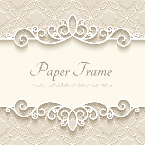 paper frame background 