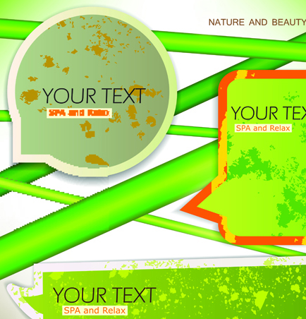 Speech Bubbles Garbage vector 03