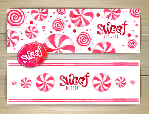 sweet dessert banners 