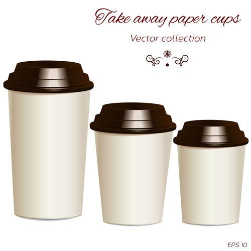 TAKE Paper cups paper away 
