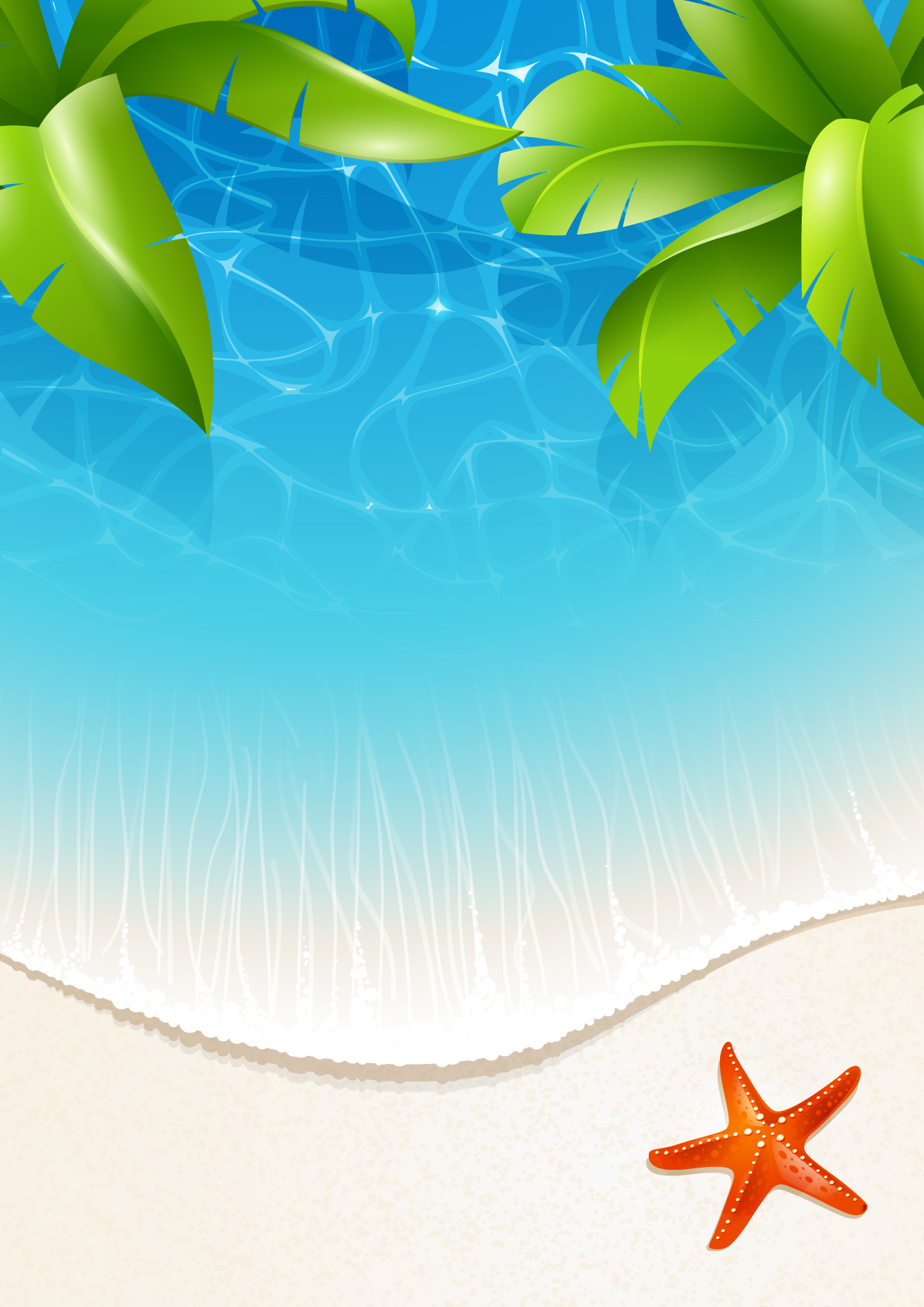 Beautiful Tropical Backgrounds vector 03
