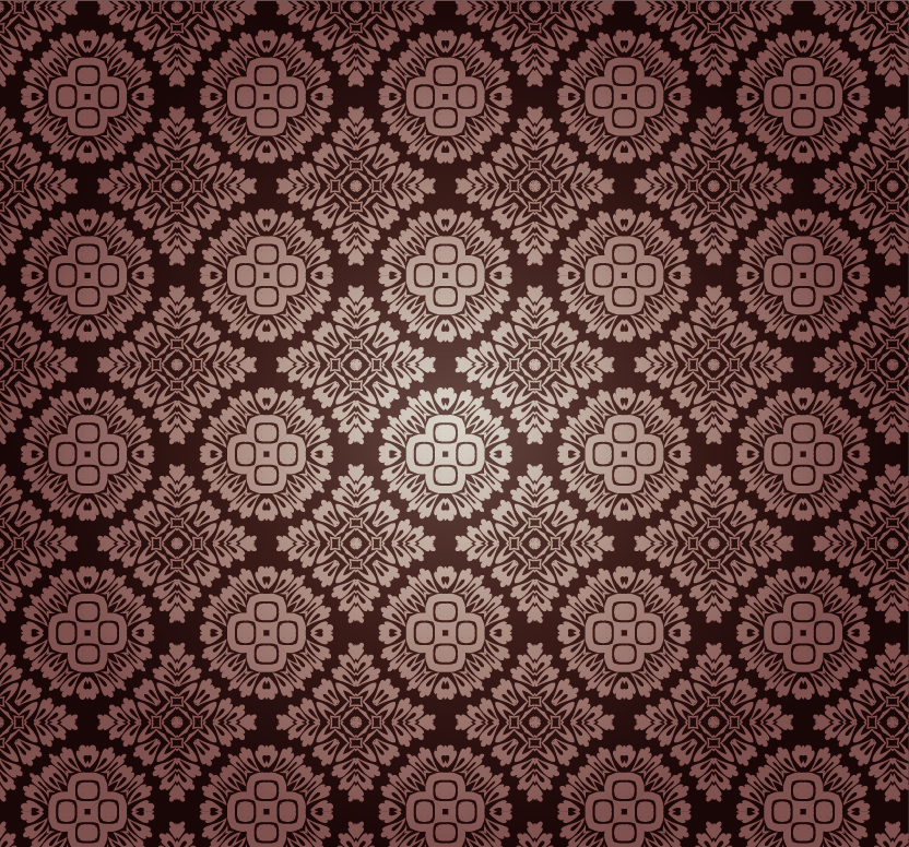 Vintage style patterns ornate floral vector 02