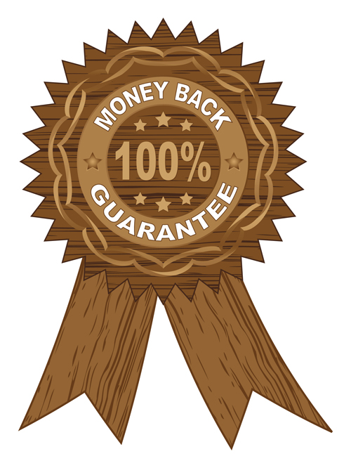 Set of Wooden labels vector graphic 02