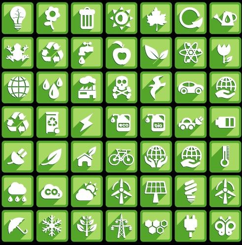 Creative white social Icons vector graphic 03