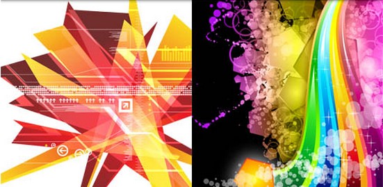 Abstract Backgrounds art shiny vector Abstract Backgrounds art shiny vector