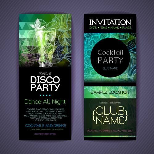 party night invitation cards cards 