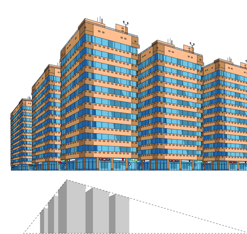 Skyscraper design graphics vector 04 Skyscraper design graphics vector 04
