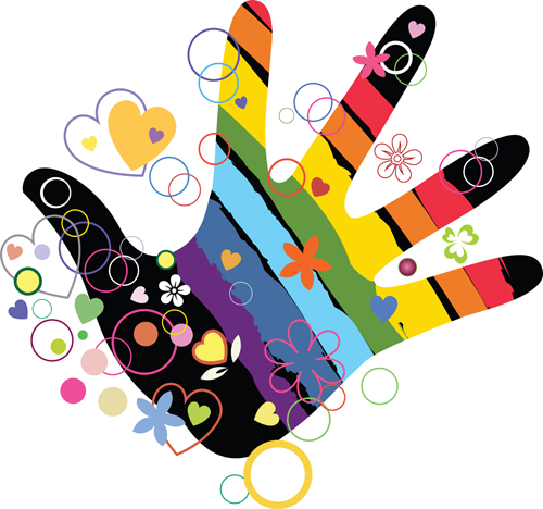 Creative palm design vector material 03 Creative palm design vector material 03