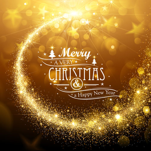 Golden glow christmas holiday background vector 02 Golden glow christmas holiday background vector 02