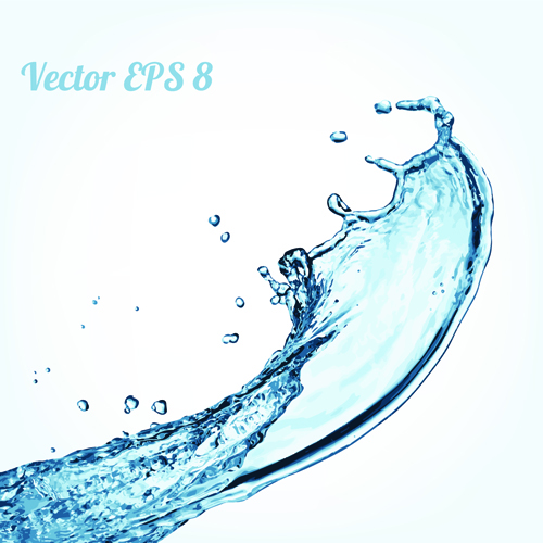 Splash blue water vector background 07 Splash blue water vector background 07