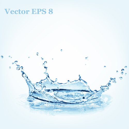 Splash blue water vector background 13 Splash blue water vector background 13