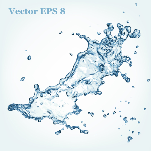 Splash blue water vector background 15 Splash blue water vector background 15