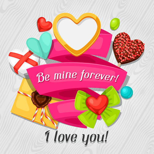 Valentines day design elements vector set 05 Valentines day design elements vector set 05
