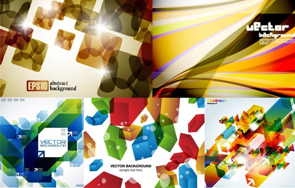 Colored space graphics background vector