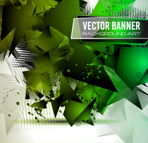 Glasses banner with geometric shapes background vector 09 Glasses banner with geometric shapes background vector 09