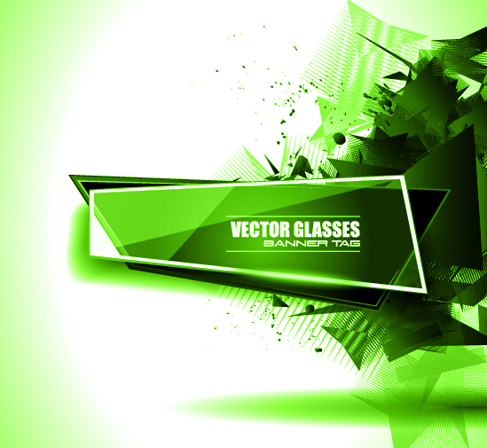 Glasses banner with geometric shapes background vector 11 Glasses banner with geometric shapes background vector 11
