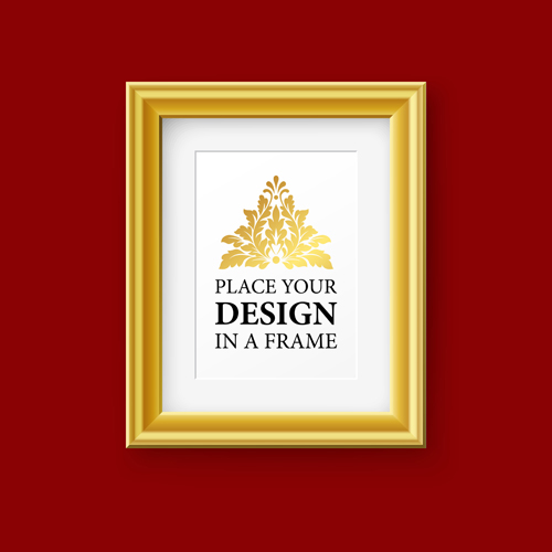 Modern photo frame creative vectors material 02
