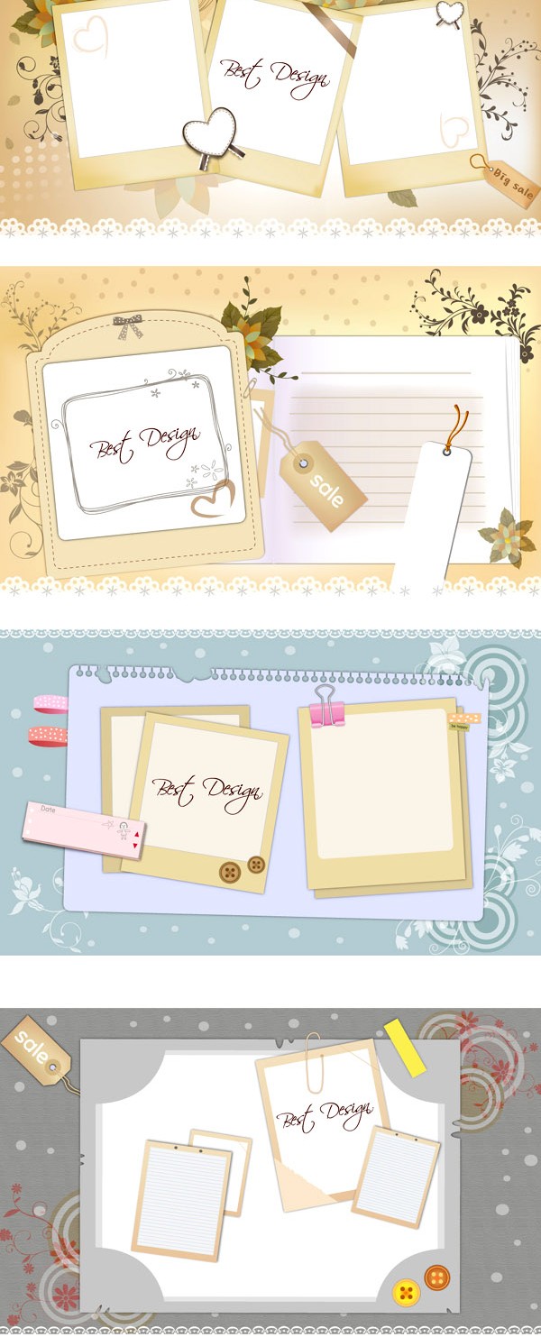 Notepad message board background vector graphics Notepad message board background vector graphics