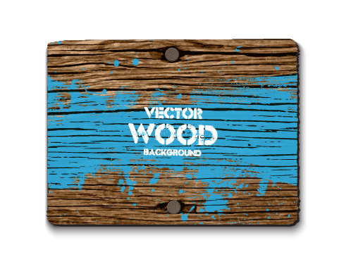 Wood Board wood Retro font background vector background 