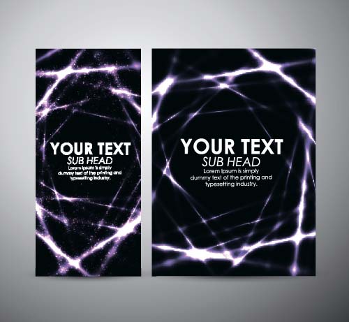 Shiny light with brochure cover template vecor 07 Shiny light with brochure cover template vecor 07