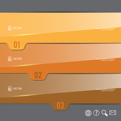 Business infographic steps vector Business infographic steps vector