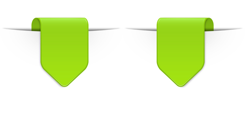 Colored bookmarks design vectors set 06 Colored bookmarks design vectors set 06