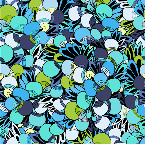 Colored doodle pattern seamless vector 01 Colored doodle pattern seamless vector 01