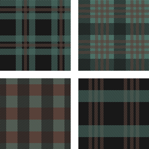 Fabric plaid pattern vector material 09 Fabric plaid pattern vector material 09