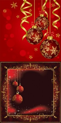 material Christmas ball christmas background 