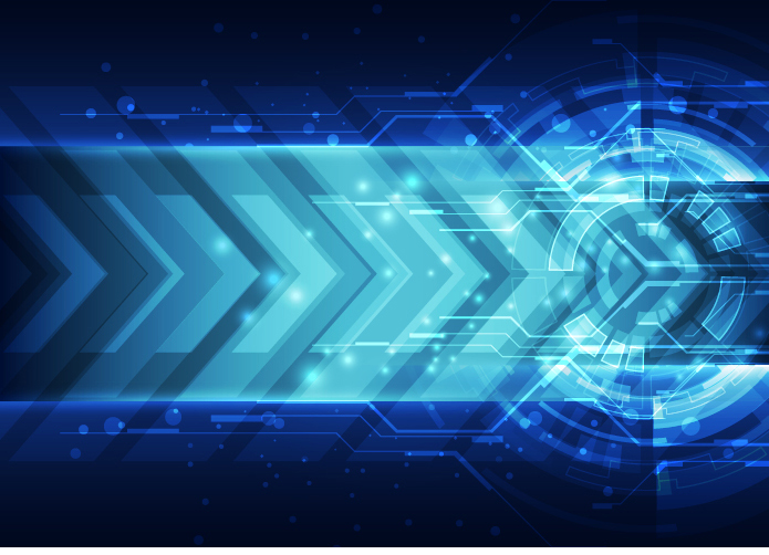Blue tech futuristic background vector 07 Blue tech futuristic background vector 07