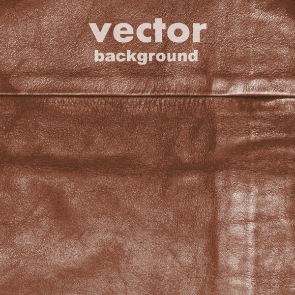 Brown leather background vector Brown leather background vector